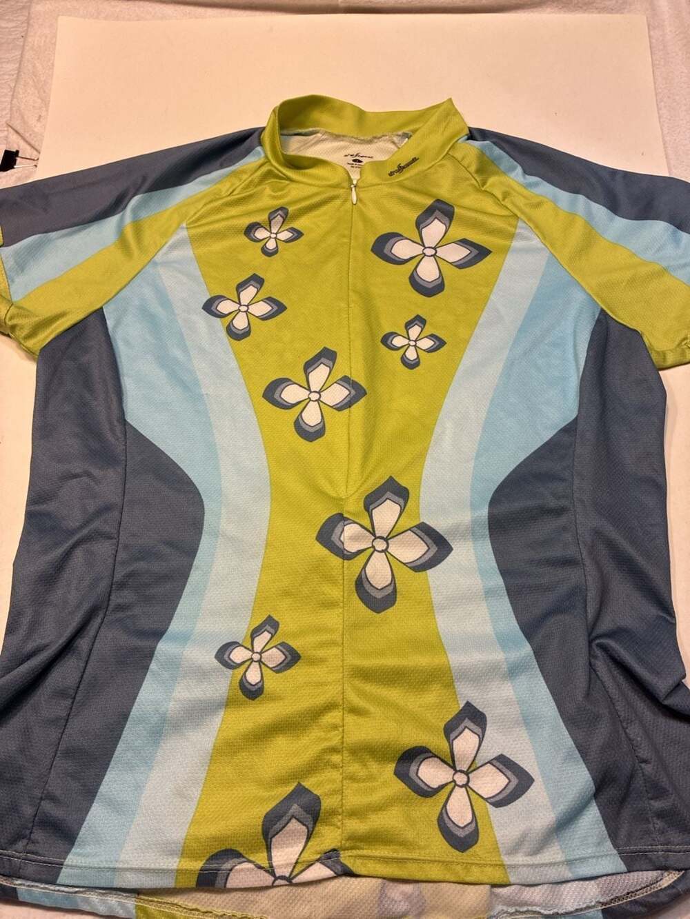 Shebeest Women's Floral Print Short Sleeve Cycling Jersey